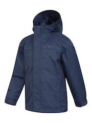 Mountain Warehouse Dark Blue Kids Torrent Waterproof Jacket - Image 4 of 5