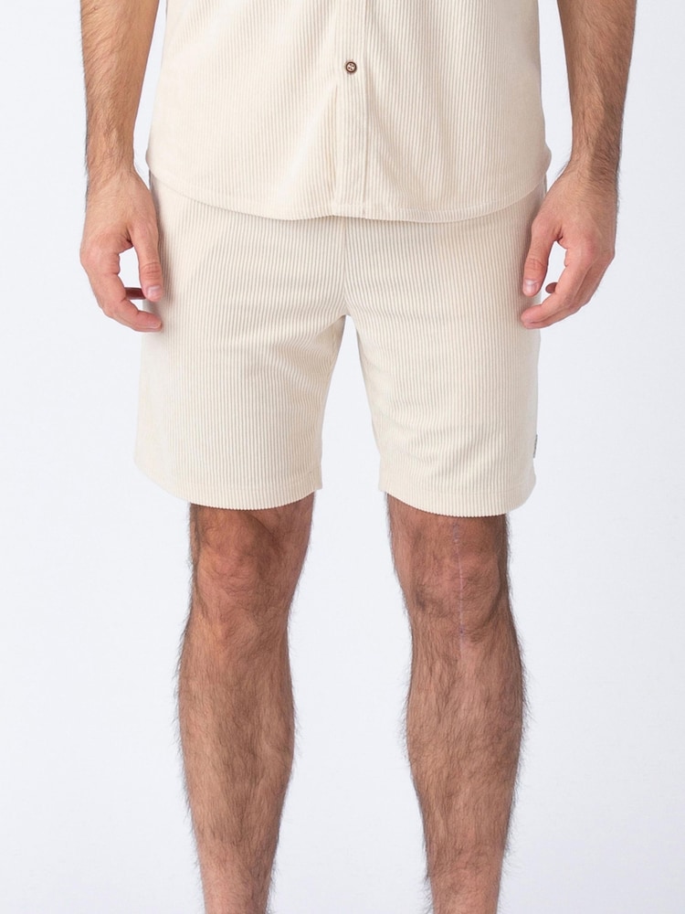 Luke 1977 Animal Aruba Ecru Shorts - Image 1 of 8