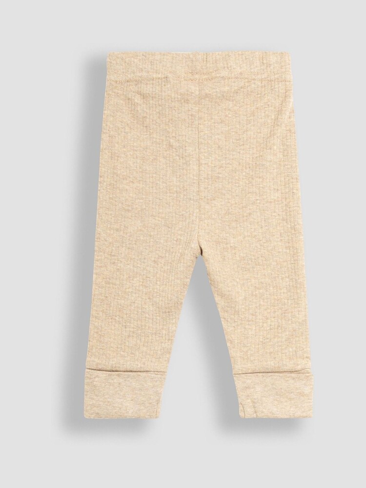 JoJo Maman Bébé Blue Woodland Friends Sweatshirt & Rib Leggings Set - Image 5 of 5