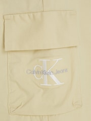 Calvin Klein Green Wide Leg Cargo Trousers - Image 6 of 6