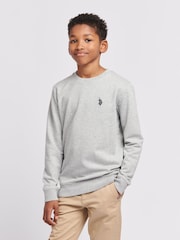 Grijs - U.S. Polo Assn. Double Horsemen Boys Sweatshirt - Image 1 of 6