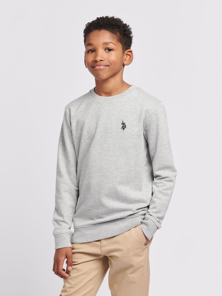 Grijs - U.S. Polo Assn. Double Horsemen Boys Sweatshirt - Image 1 of 6