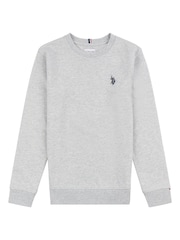 Grijs - U.S. Polo Assn. Double Horsemen Boys Sweatshirt - Image 5 of 6