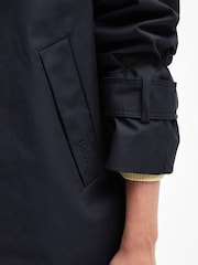 Barbour® Navy Annie Short Trench Showerproof Jacket - Image 6 of 8