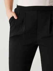 Roman Black Jersey Stretch Harem Trousers - Image 3 of 3