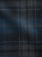 Navy Blue Long Sleeve Check Shirt - Image 10 of 11