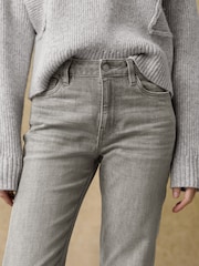 Grey Slim Straight Jeans - Image 4 of 8