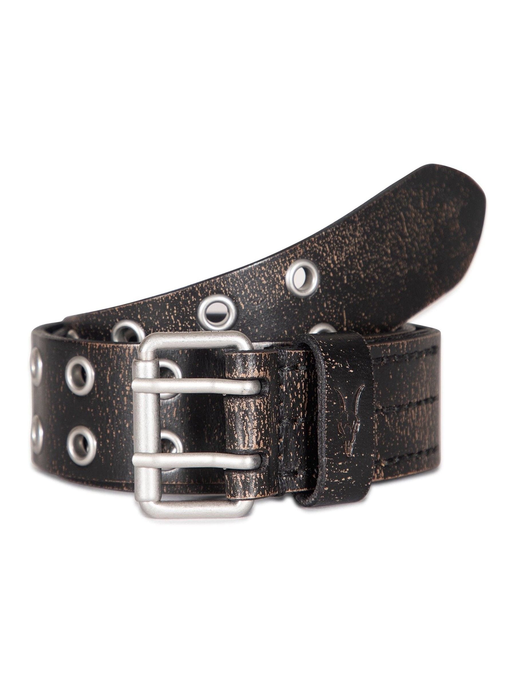 Next：日本 AllSaints 38mm Sturge ベルト - ダメージ加工レザー from
