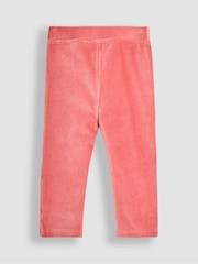 JoJo Maman Bébé Rose Pink & Pale Blue 2-Pack Jersey Cord Jeggings - Image 5 of 7