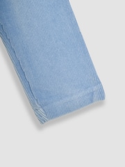 JoJo Maman Bébé Rose Pink & Pale Blue 2-Pack Jersey Cord Jeggings - Image 6 of 7