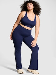 Victoria's Secret PINK Midnight Navy Blue Relay Compression Flared Leggings - Image 1 of 3
