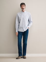 Mid Blue Slim Fit Motion Flex Ultra Soft Jeans - Image 3 of 8