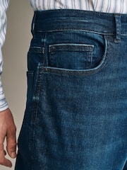 Mid Blue Slim Fit Motion Flex Ultra Soft Jeans - Image 6 of 8