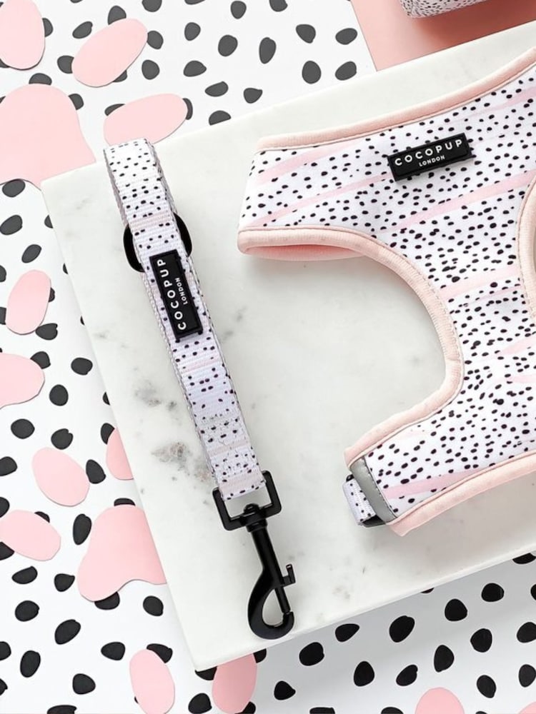Cocopup Pink Dalmatian Bow Tie Bandana Poop Bag Holder and Do Bundle - Image 4 of 4