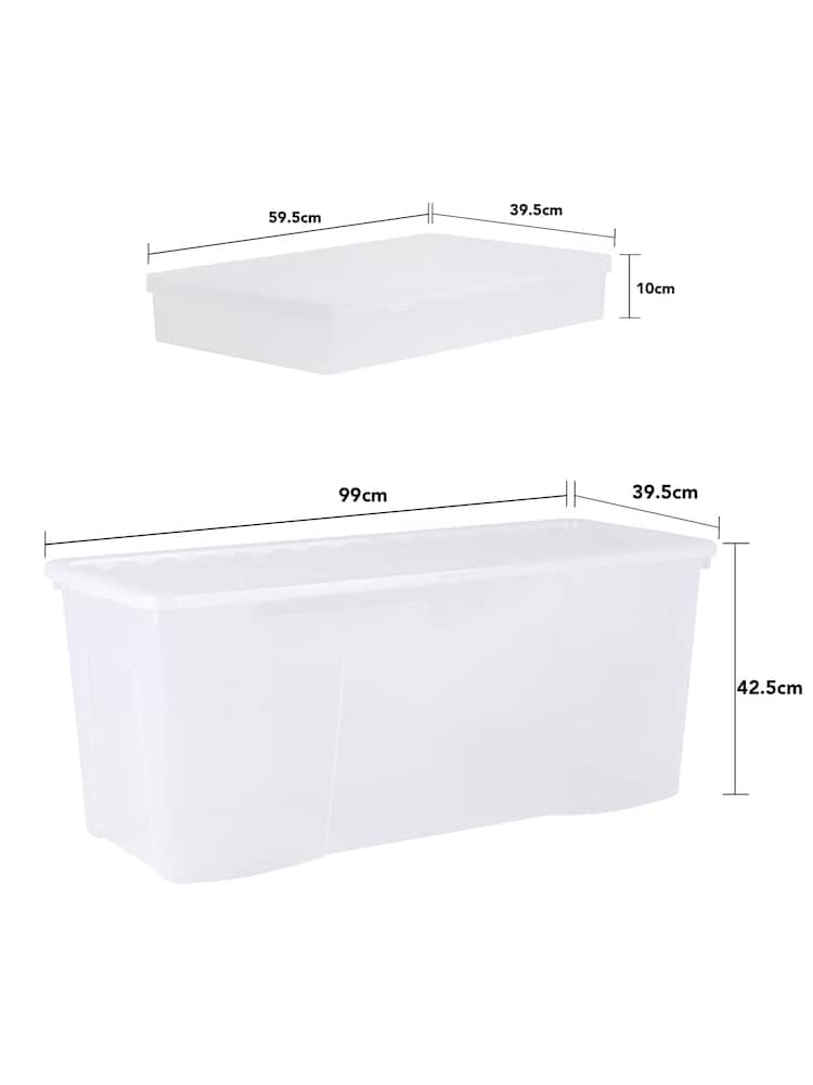 Wham Clear Festive 3 Piece Tree & 2 Bauble Storage Boxes - Image 5 of 5