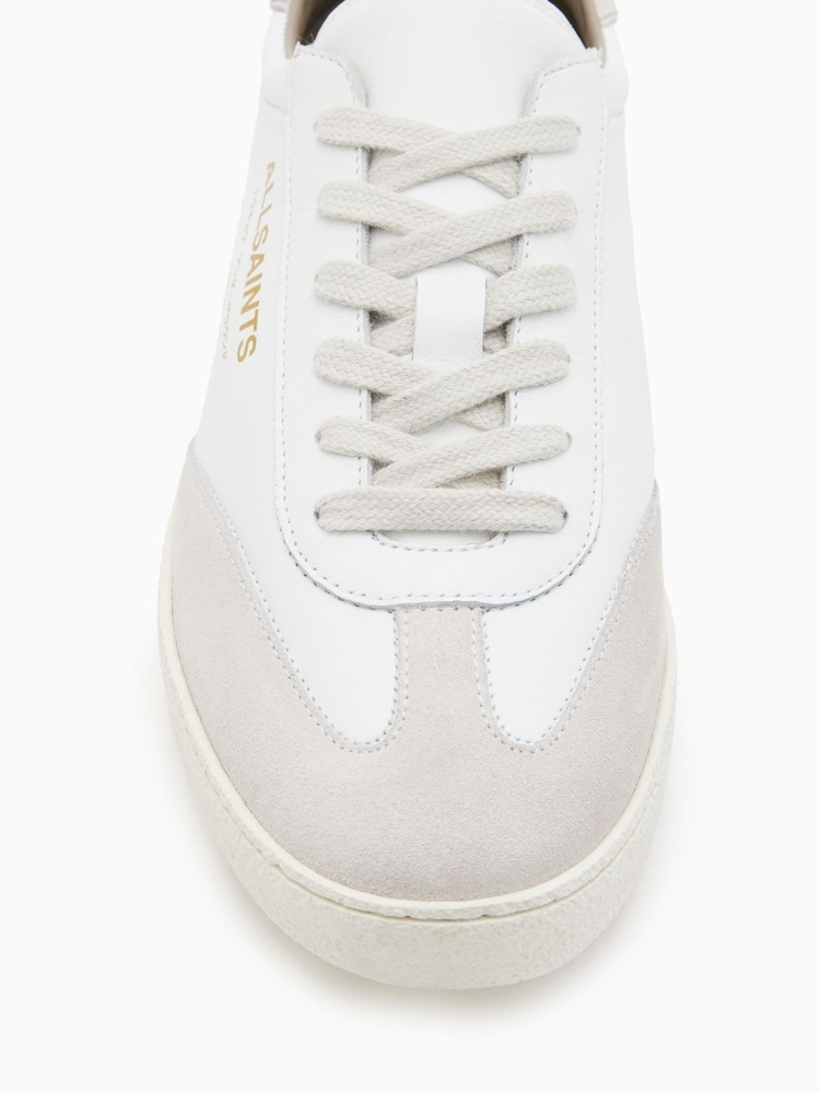 AllSaints White Thelma Sneakers - Image 4 of 5