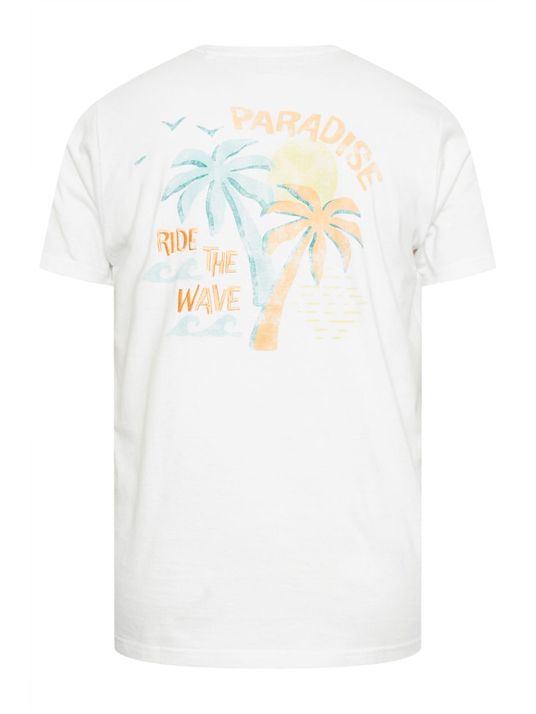 BadRhino Big & Tall 100% Cotton Ride The Wave T-Shirt - Imagen 4 de 4