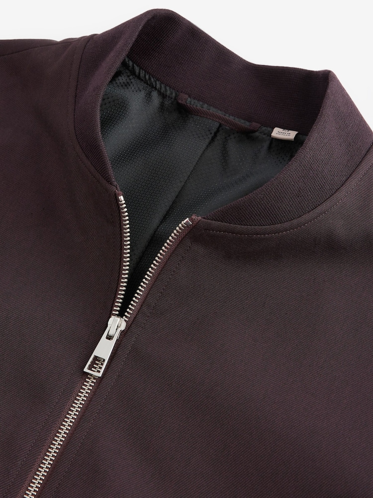Rouge bordeaux - Blouson bomber élégant - Image 11 of 13
