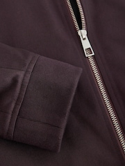 Burgundy Red Smart Bomber Jacket - Image 13 of 13