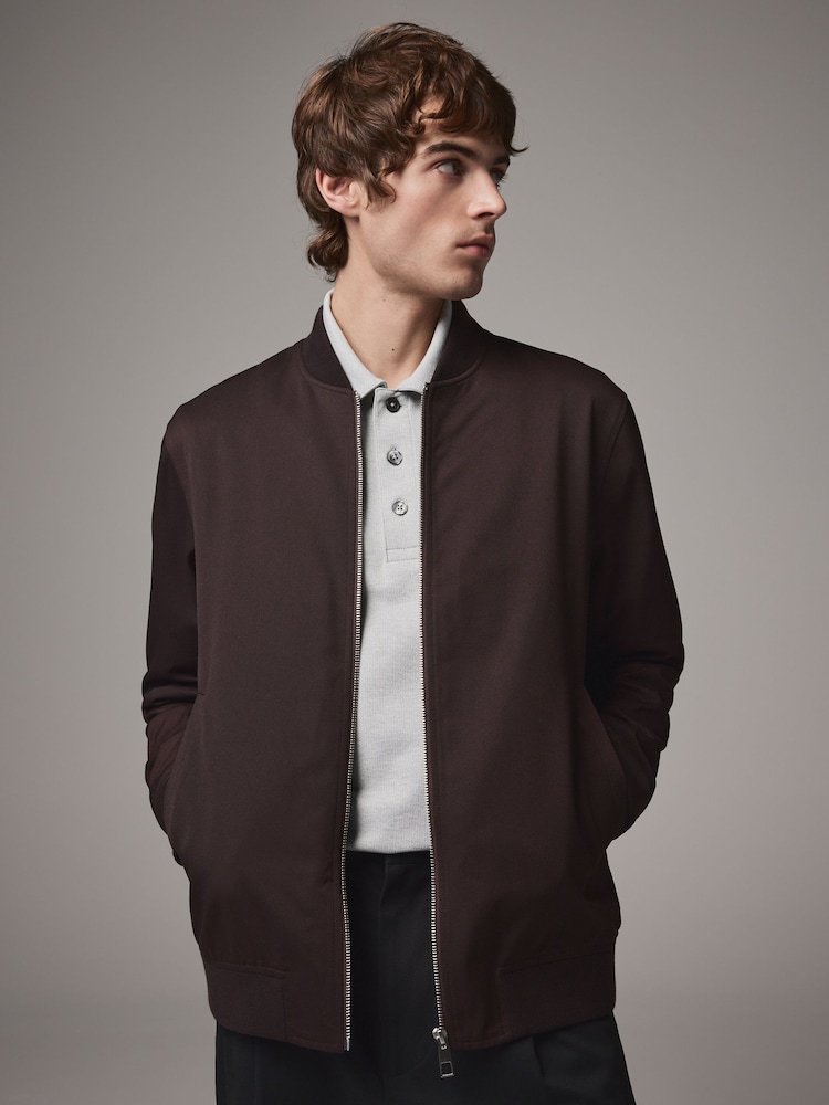 Rouge bordeaux - Blouson bomber élégant - Image 3 of 13