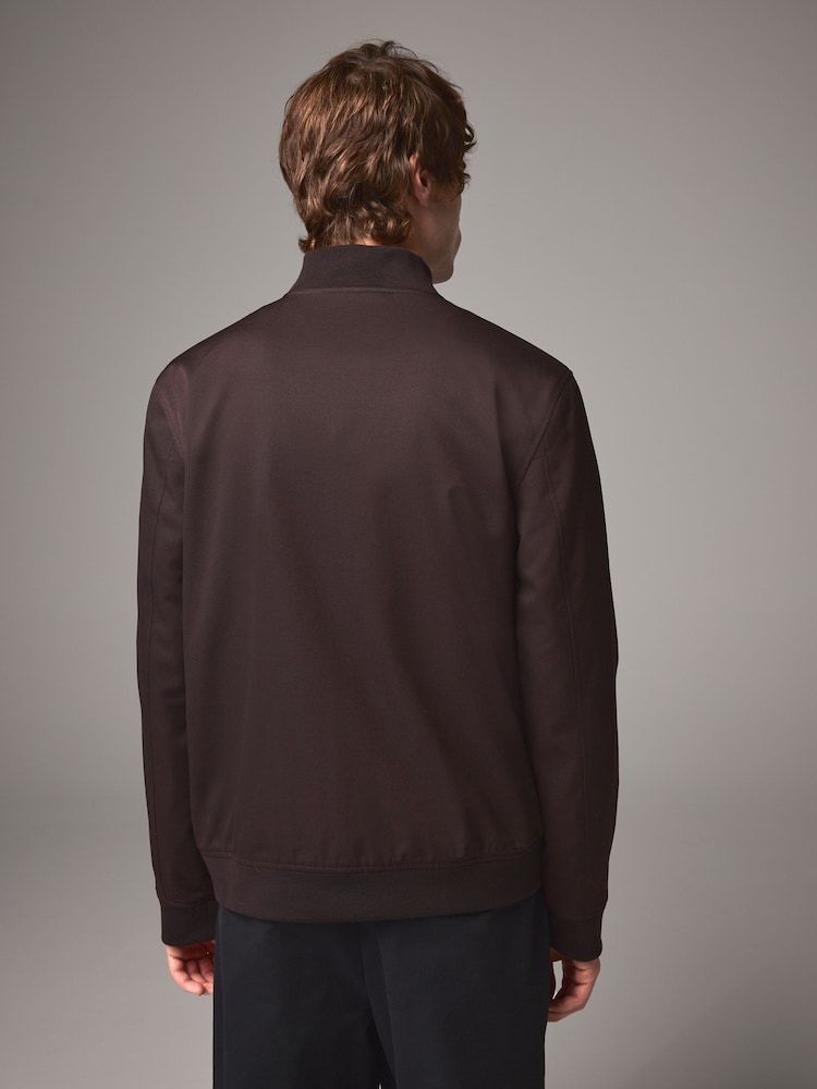 Rouge bordeaux - Blouson bomber élégant - Image 4 of 13
