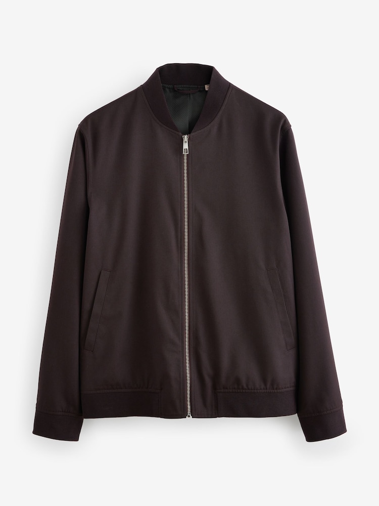 Rouge bordeaux - Blouson bomber élégant - Image 7 of 13