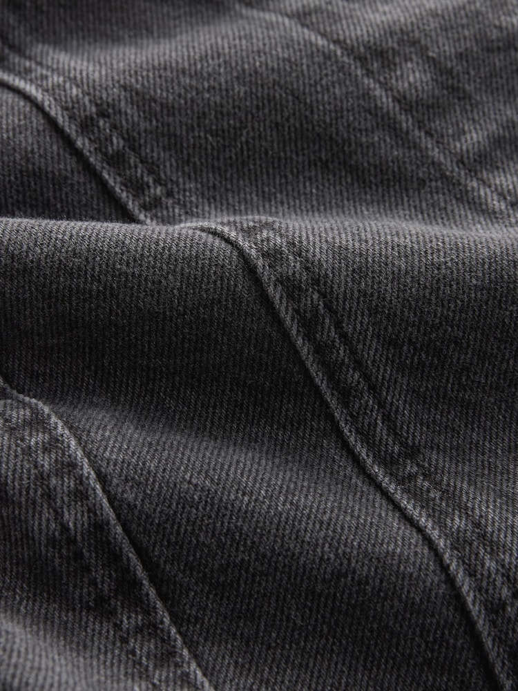 Black Diamanté 100% Cotton Denim Jacket - Image 8 of 8