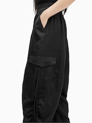 AllSaints Black Kaye Trousers - Image 6 of 7