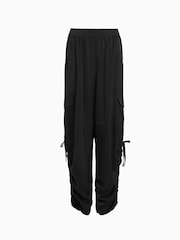 AllSaints Black Kaye Trousers - Image 7 of 7