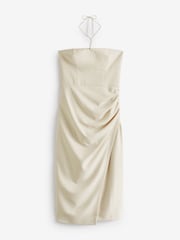 French Connection Echo Crepe Halter Dress - Image 4 of 4