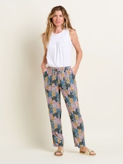 Brakeburn Blue Wildflower Meadow Traveller Trousers - Image 4 of 4