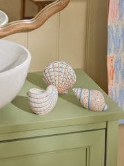 Conjunto de ornamentos de concha com padrão 3 - Imagem 1 de 3