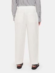 Whistles Bethany Barrel Leg White Trousers - Image 2 of 5