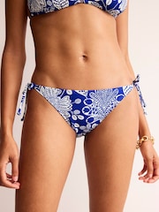 Boden Blue Symi String Bikini Bottoms - Image 4 of 7