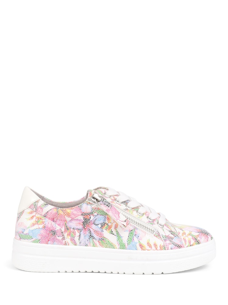Pavers Multi Pink Pavers Chunky Platform Trainers - Image 3 of 6