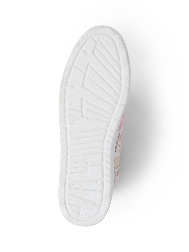 Pavers Multi Pink Pavers Chunky Platform Trainers - Image 6 of 6