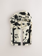 Yellow Dalmation Print Lightweight Scarf - Image 5 of 7