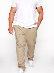 BadRhino Big & Tall Brown Elasticated Waist Rugby Trousers - Image 3 of 4