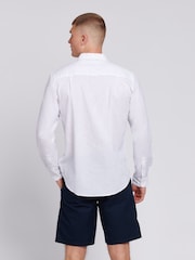 U.S. Polo Assn. White Linen Blend Mens Shirt - Image 2 of 7