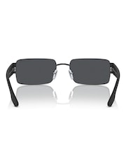 Armani Exchange Ax2052S Rectangle Black Sunglasses - Image 3 of 5