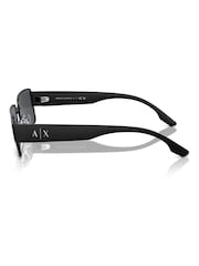 Armani Exchange Ax2052S Rectangle Black Sunglasses - Image 4 of 5