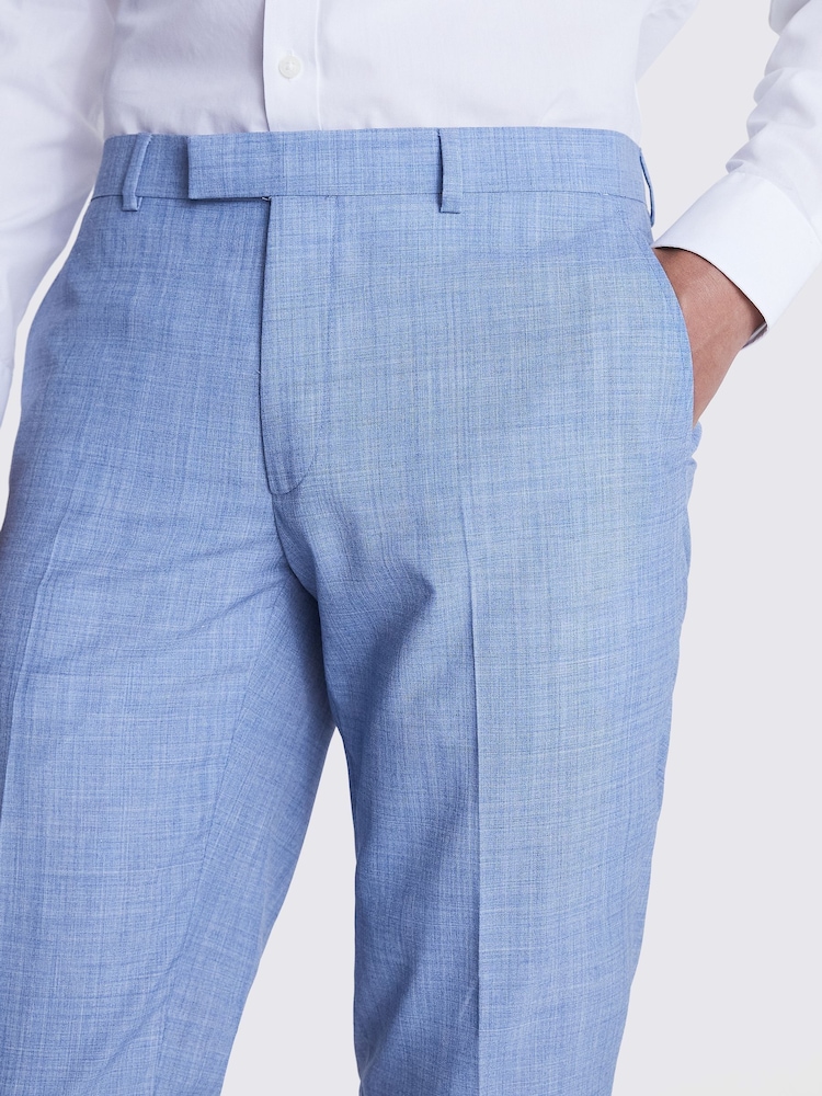 MOSS Slim Fit Marl Trousers - Image 3 of 3