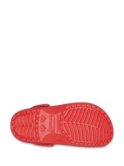 Crocs Red Classic Glitter Clogs - Image 6 of 6