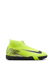 Nike Yellow Kids Mercurial Zoom Superfly 10 Academy Turf Football Boots - Image 1 of 8