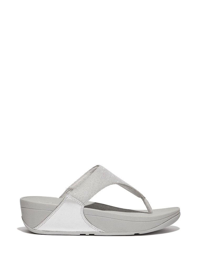 Fitflop Lulu Shimmerlux Toe Post Sandals - Image 1 of 3