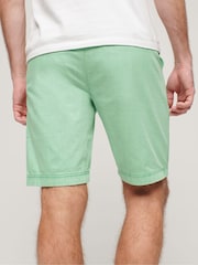 Superdry Light Green Officer Chino Shorts - Image 3 of 4