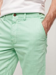 Superdry Light Green Officer Chino Shorts - Image 4 of 4