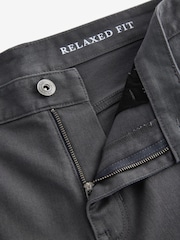 Charcoal Relaxed Fit Forever Colour Classic Stretch Jeans - Image 9 of 11
