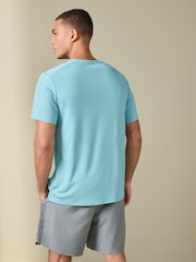 Nike Denim Turq Dri-FIT Miler Running T-Shirt - Image 2 of 4