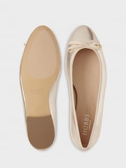 Hobbs Gold Lisa Ballerinas - Image 2 of 3